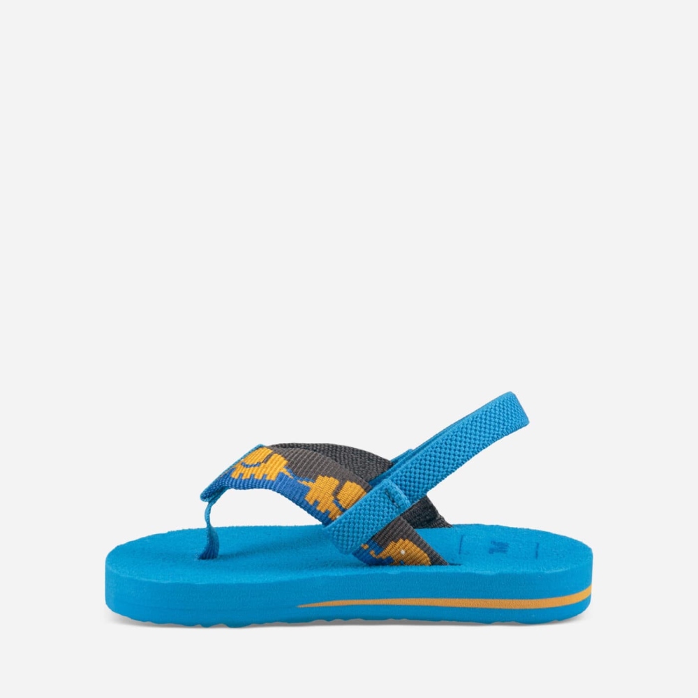 Blue Kids' Teva Mush II Flip Flops | 859-TCAVJO