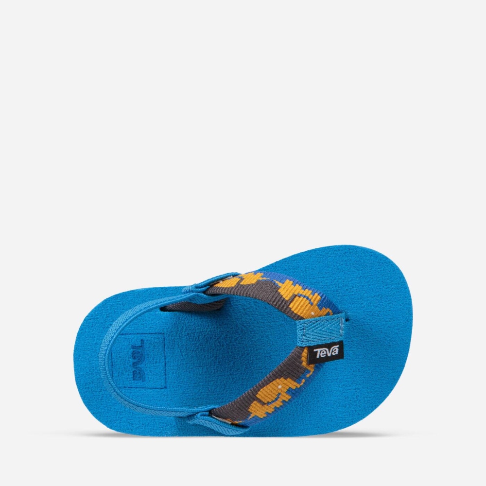 Blue Kids' Teva Mush II Flip Flops | 859-TCAVJO