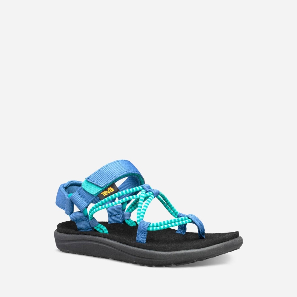 Blue Kids' Teva Voya Infinity Hiking Sandals | 129-QKFBAE