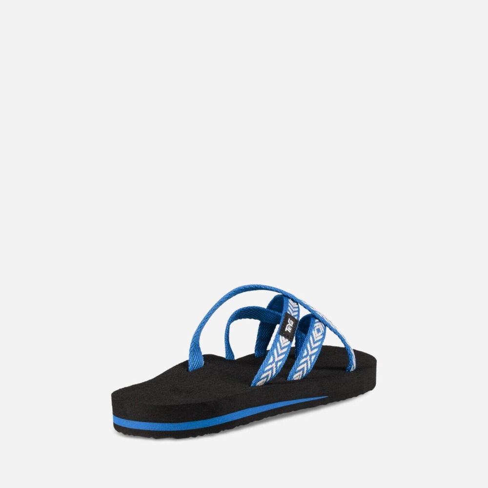 Blue Women's Teva Olowahu Flip Flops | 905-NYIWFZ