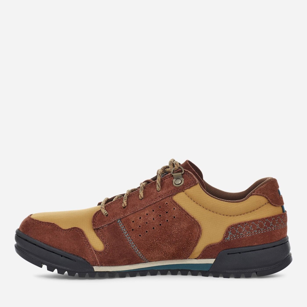 Brown Maroon Men's Teva Highside 84 Sneakers | 302-QSTVLE