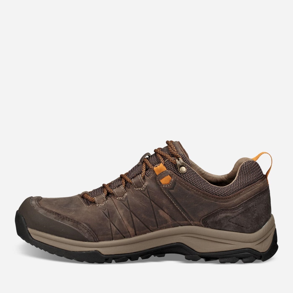 Brown Men's Teva Arrowood Riva WP Hiking Shoes | 420-URXJLI