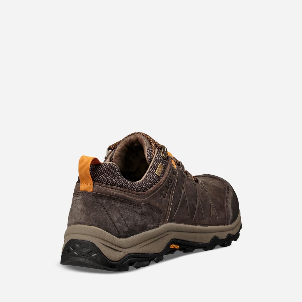 Brown Men's Teva Arrowood Riva WP Hiking Shoes | 420-URXJLI