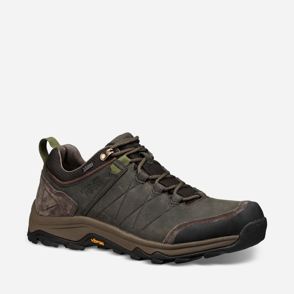 Brown Men's Teva Arrowood Riva WP Hiking Shoes | 804-NHQZMW