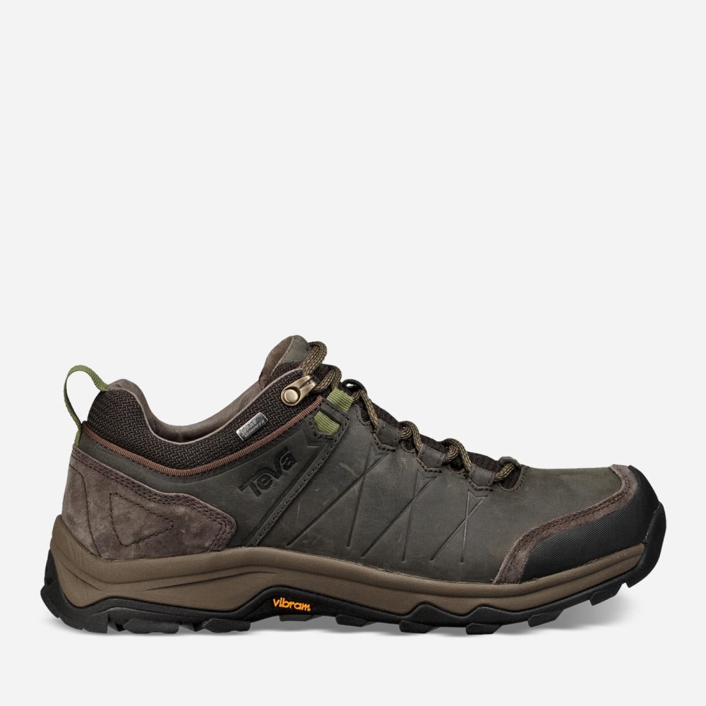 Brown Men\'s Teva Arrowood Riva WP Hiking Shoes | 804-NHQZMW