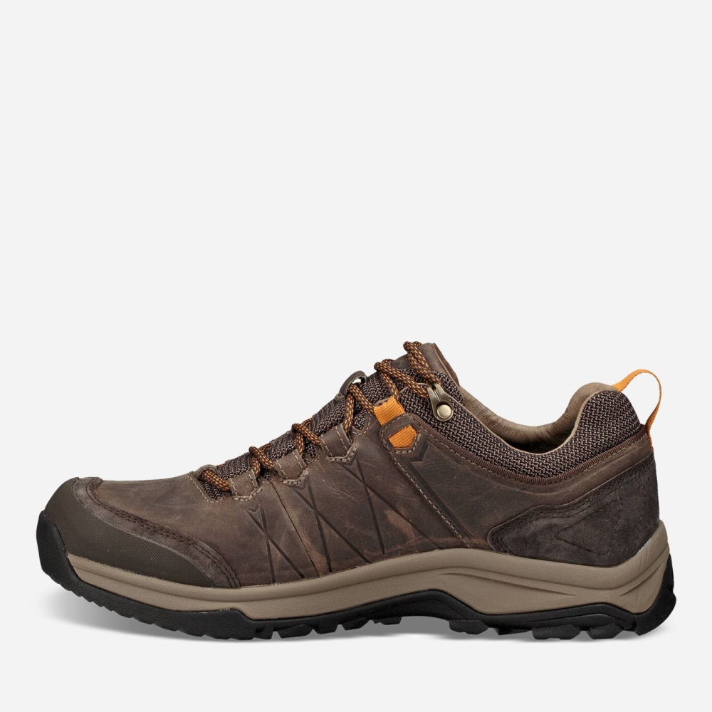 Brown Men's Teva Arrowood Riva WP Sneakers | 127-MVQLGR