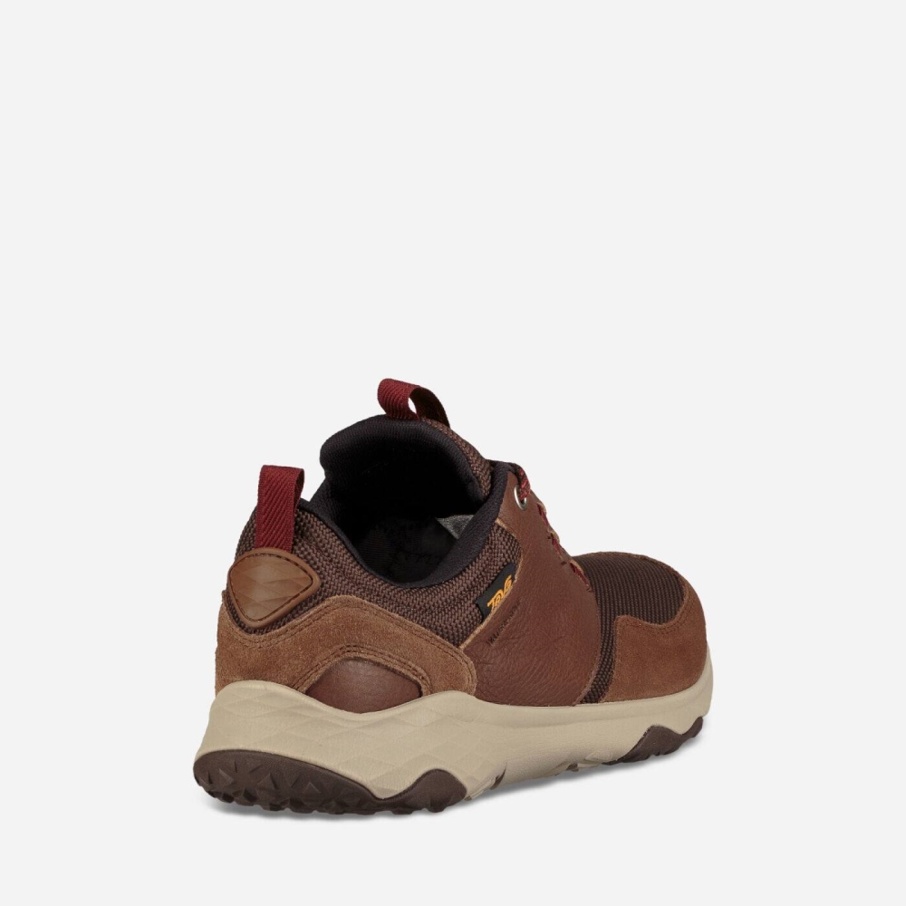 Brown Men's Teva Arrowood Venture WP Sneakers | 604-NUJOTL