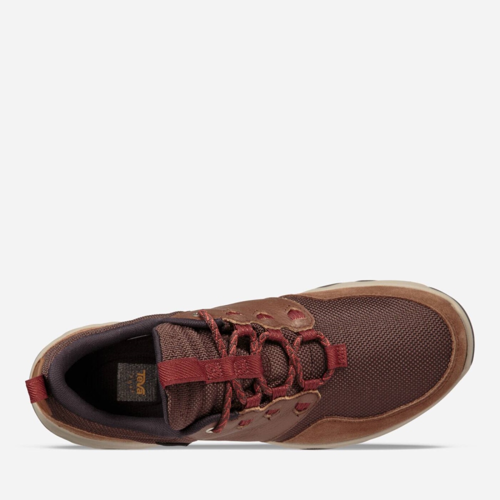 Brown Men's Teva Arrowood Venture WP Sneakers | 604-NUJOTL