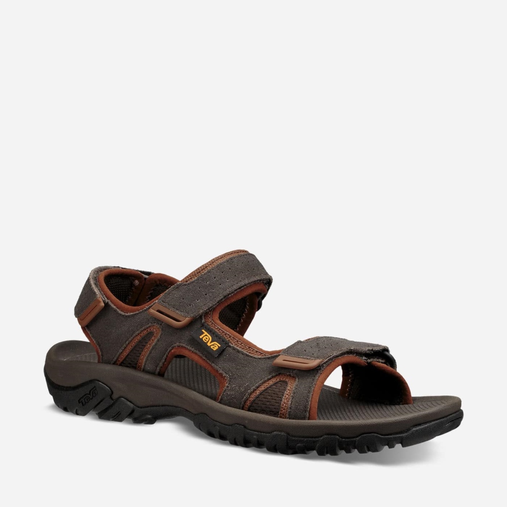 Brown Men's Teva Katavi 2 Hiking Sandals | 328-VGEPNA