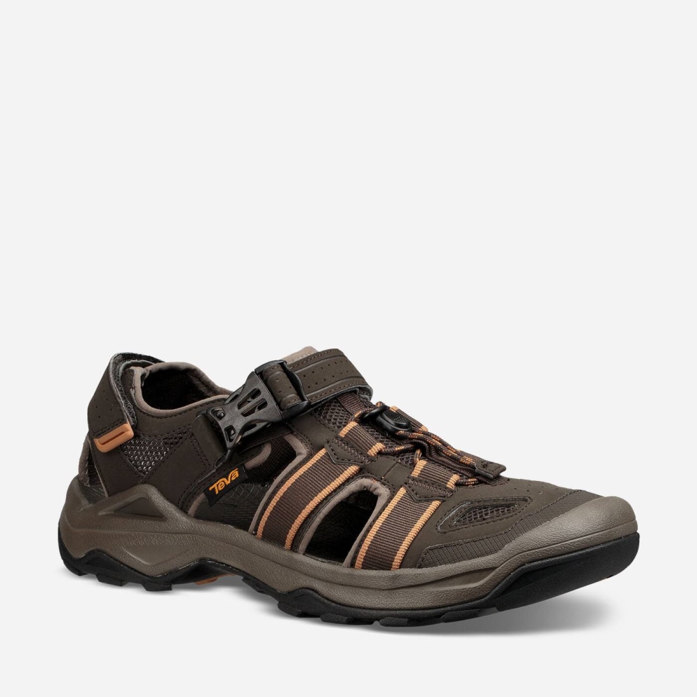 Brown Men's Teva Omnium 2 Hiking Sandals | 634-JIRKXG