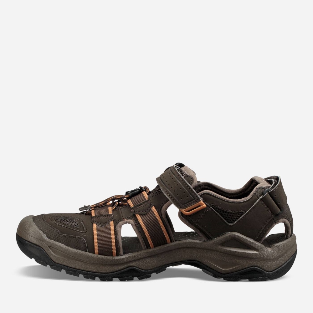 Brown Men's Teva Omnium 2 Hiking Sandals | 634-JIRKXG