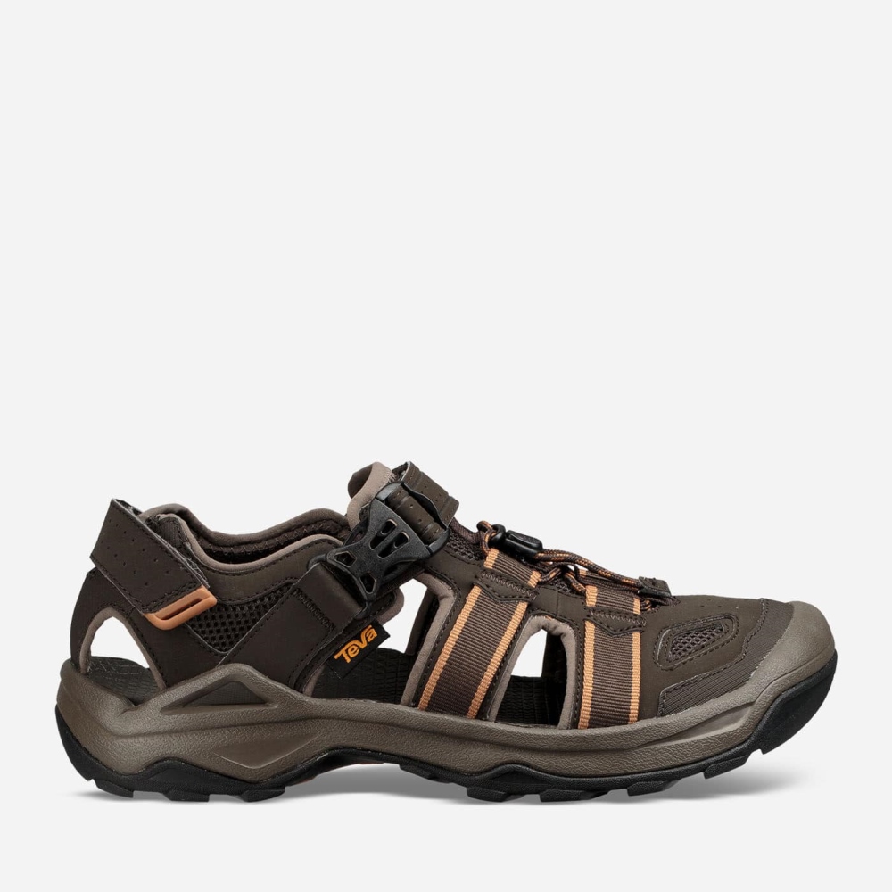 Brown Men\'s Teva Omnium 2 Hiking Sandals | 634-JIRKXG