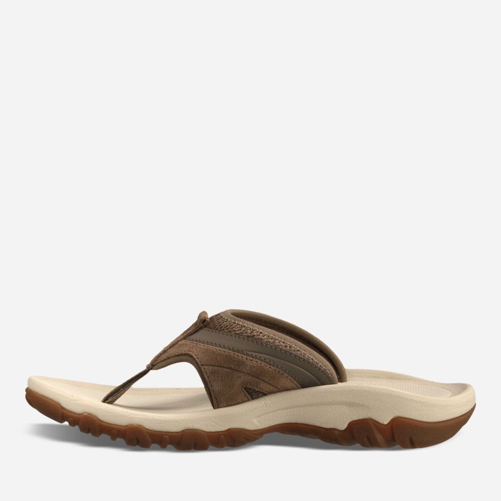 Brown Men's Teva Pajaro Hiking Sandals | 769-XSAIOM