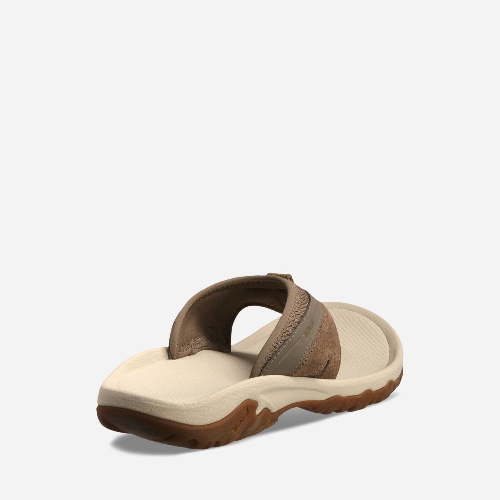 Brown Men's Teva Pajaro Hiking Sandals | 769-XSAIOM