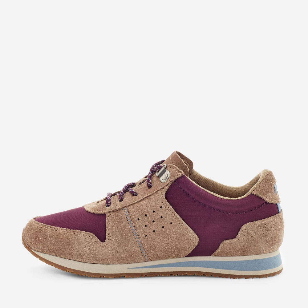 Brown Purple Women's Teva Highside 84 Sneakers | 165-NVQZJO