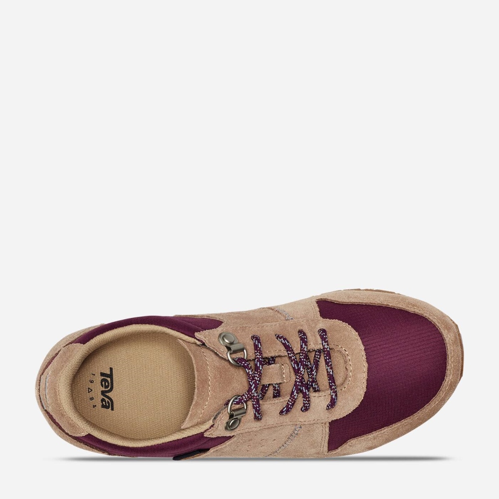 Brown Purple Women's Teva Highside 84 Sneakers | 165-NVQZJO