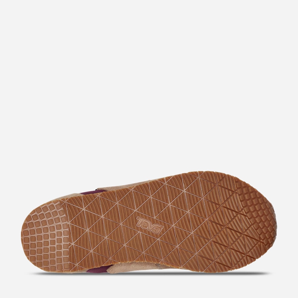 Brown Purple Women's Teva Highside 84 Sneakers | 165-NVQZJO