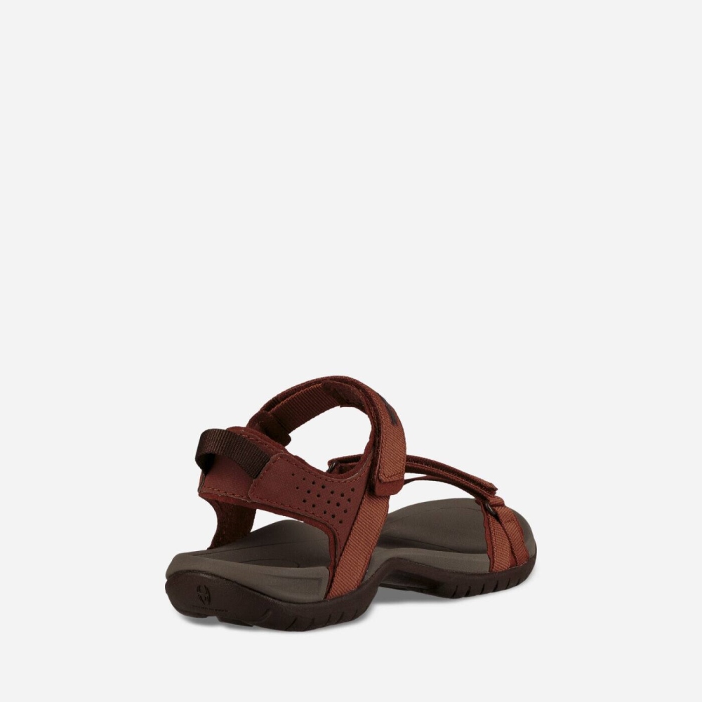 Brown Women's Teva Verra Hiking Sandals | 760-GSOFTK