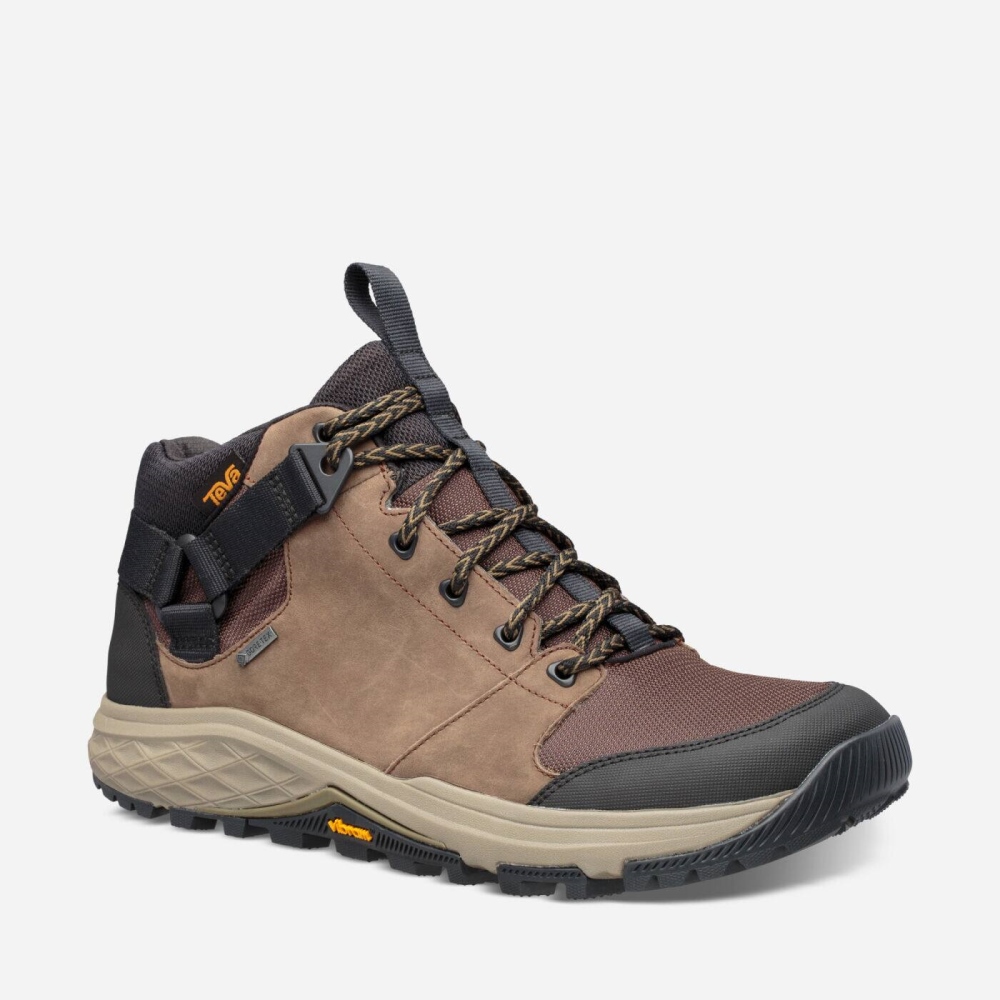 Chocolate Men's Teva Grandview GTX Boots | 427-LSPAOV