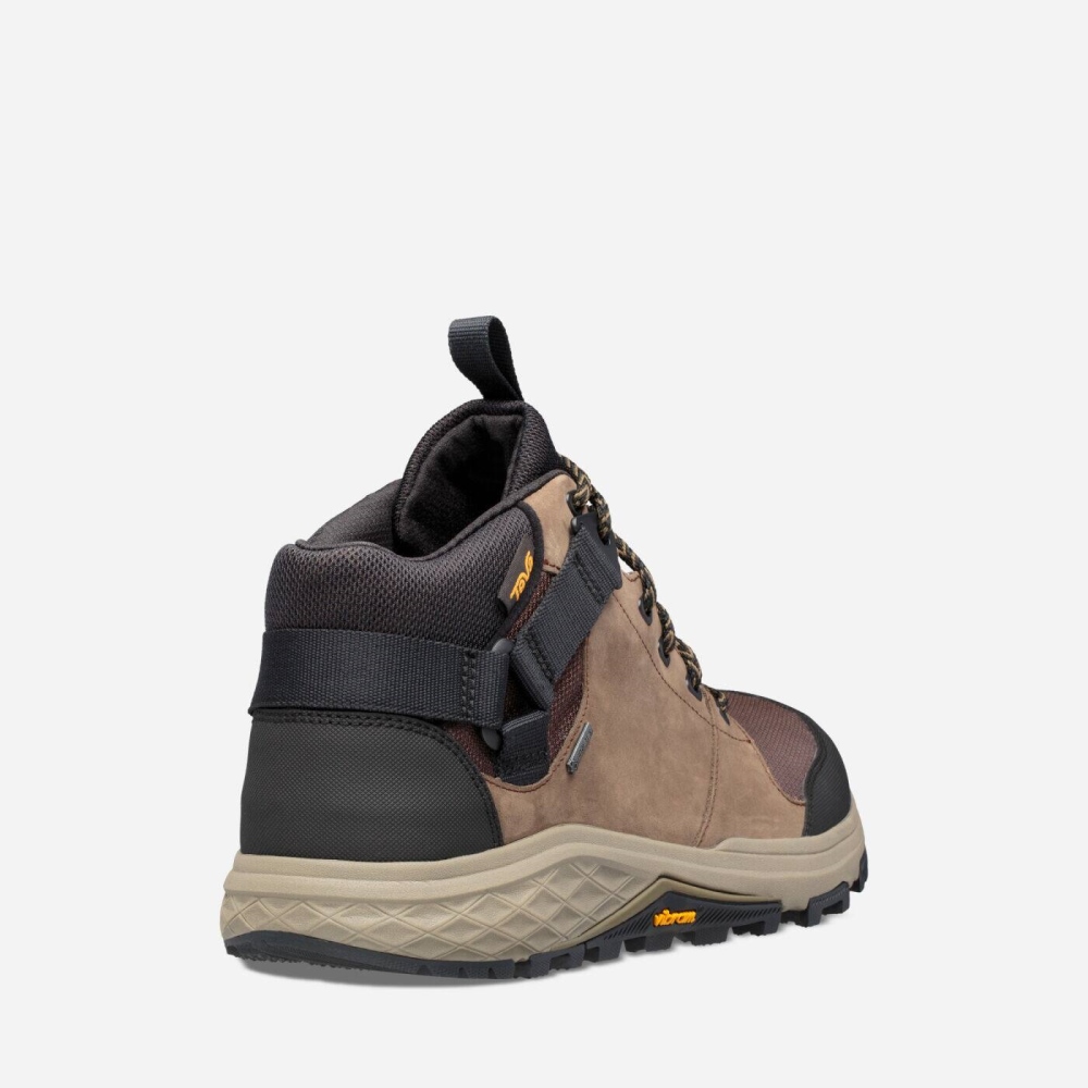 Chocolate Men's Teva Grandview GTX Boots | 427-LSPAOV