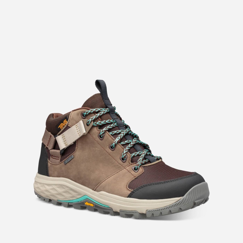 Chocolate Women's Teva Grandview GTX Boots | 498-CERGZI