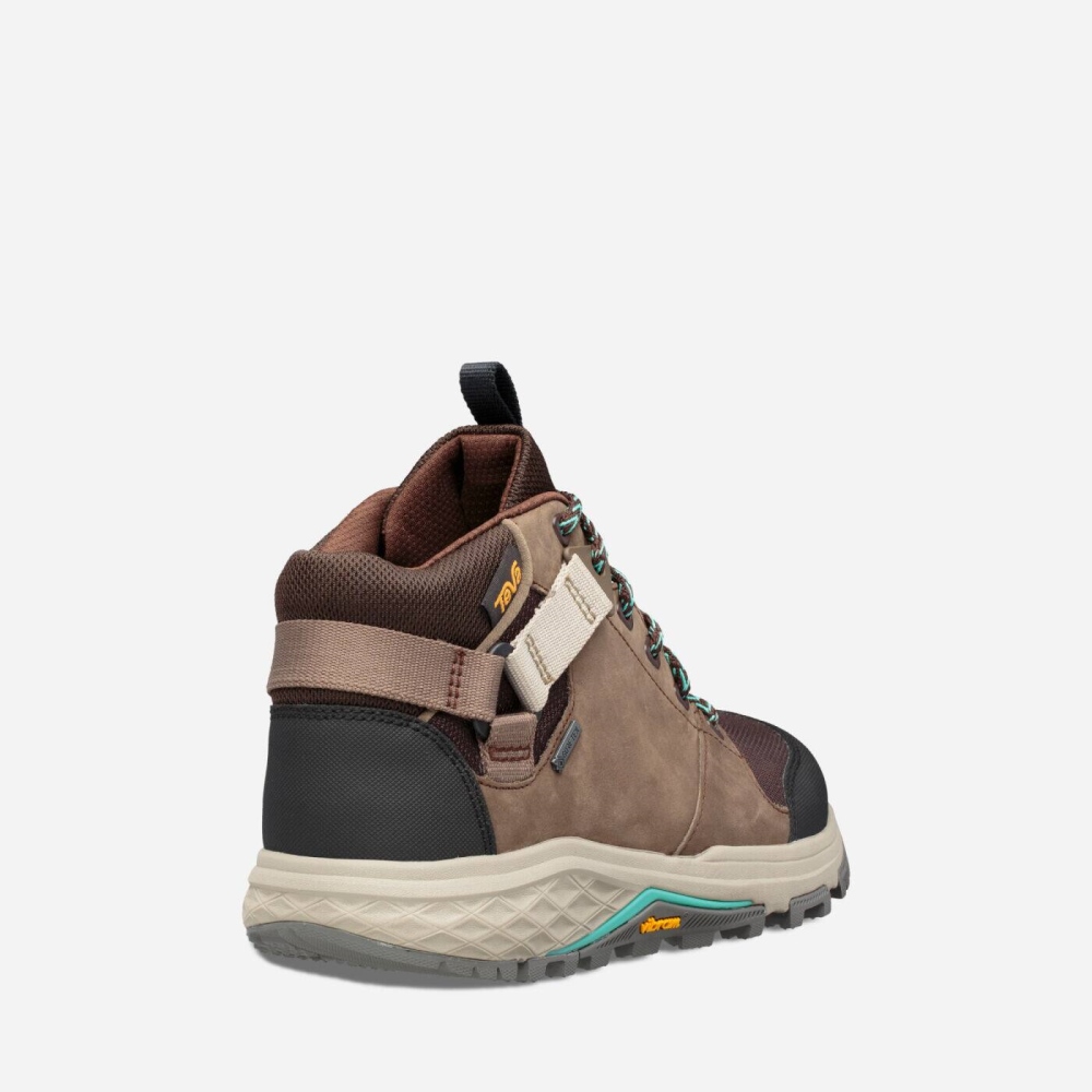 Chocolate Women's Teva Grandview GTX Boots | 498-CERGZI