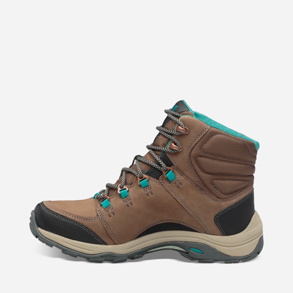 Chocolate Women's Teva Montara Mid eVent Hiking Shoes | 298-XNJMKD