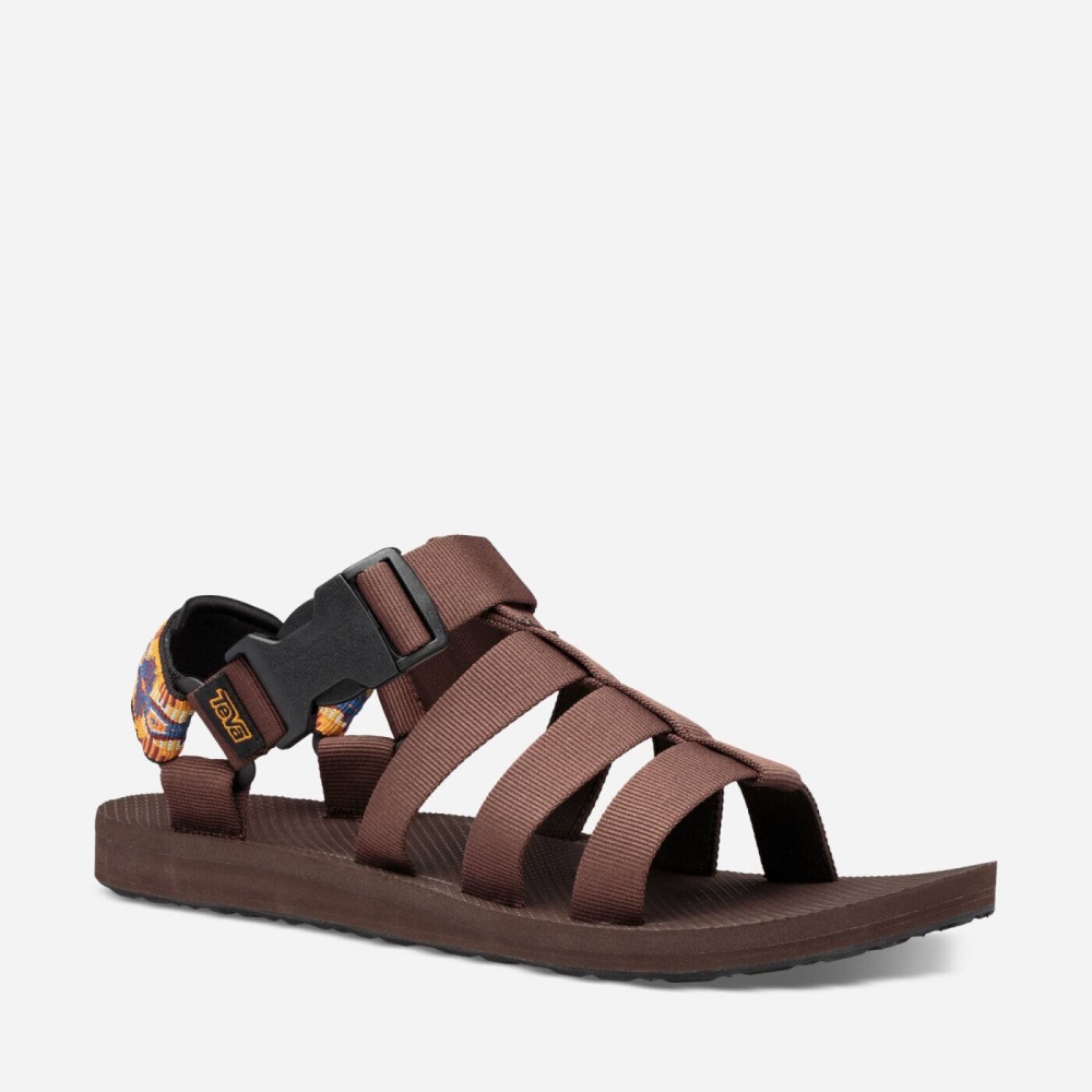 Claret Men's Teva Original Dorado Hiking Sandals | 381-CNWPRQ