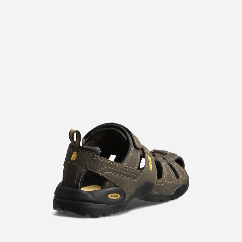 Coffee Men's Teva Forebay Hiking Sandals | 278-LPUHKZ