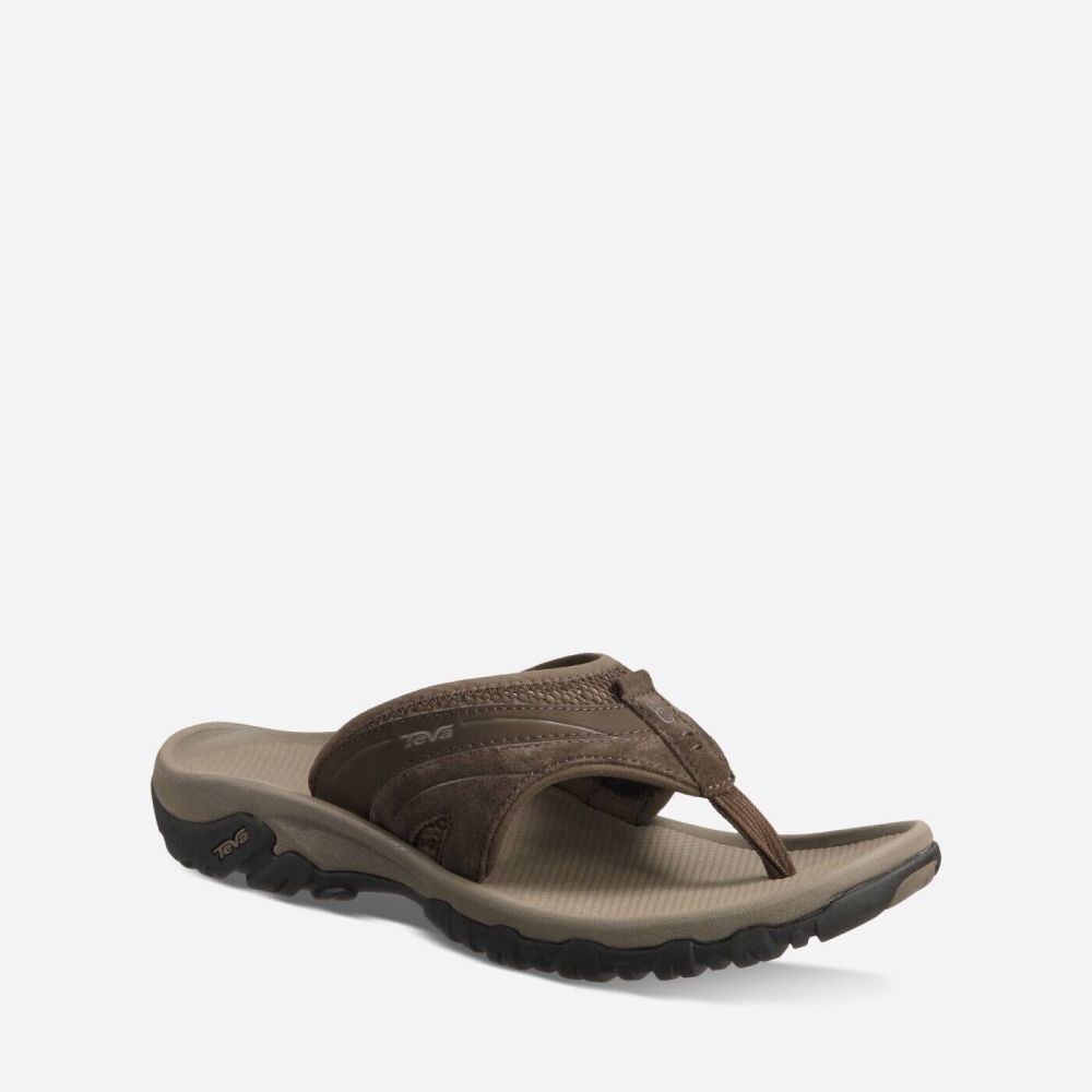 Coffee Men's Teva Pajaro Hiking Sandals | 614-WQSUAL