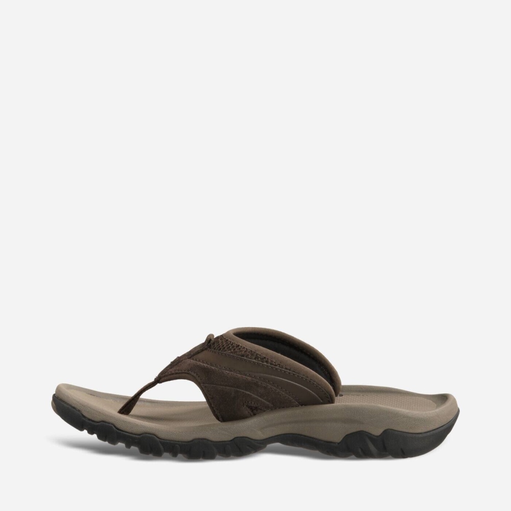 Coffee Men's Teva Pajaro Hiking Sandals | 614-WQSUAL