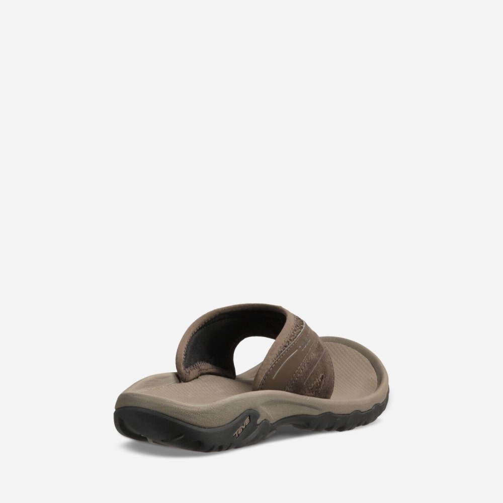 Coffee Men's Teva Pajaro Hiking Sandals | 614-WQSUAL