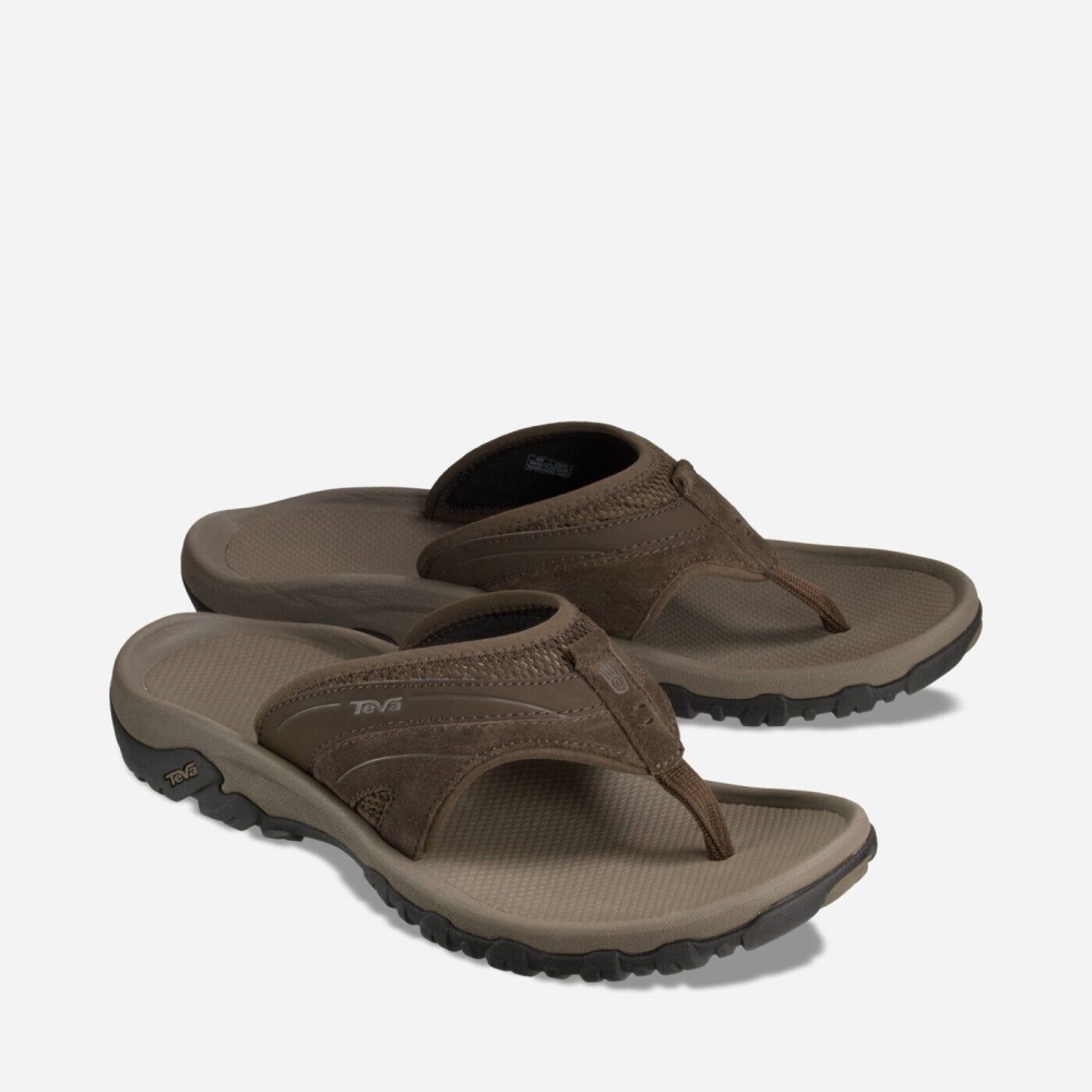 Coffee Men's Teva Pajaro Hiking Sandals | 614-WQSUAL