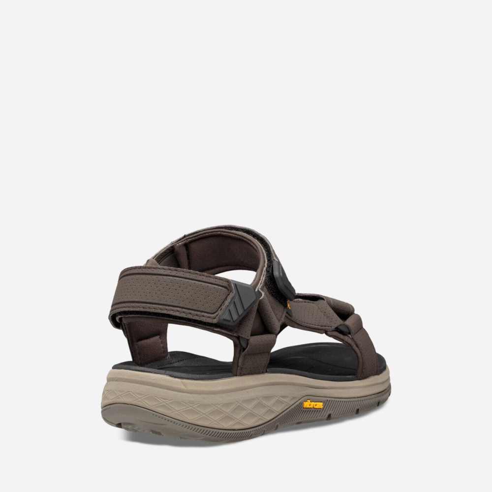 Coffee Men's Teva Strata Universal Sandals | 680-BJCZQT