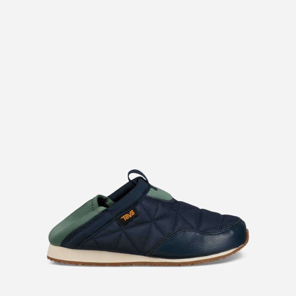 Dark Blue Kids' Teva Ember Moc Slippers | 183-NPAMJQ