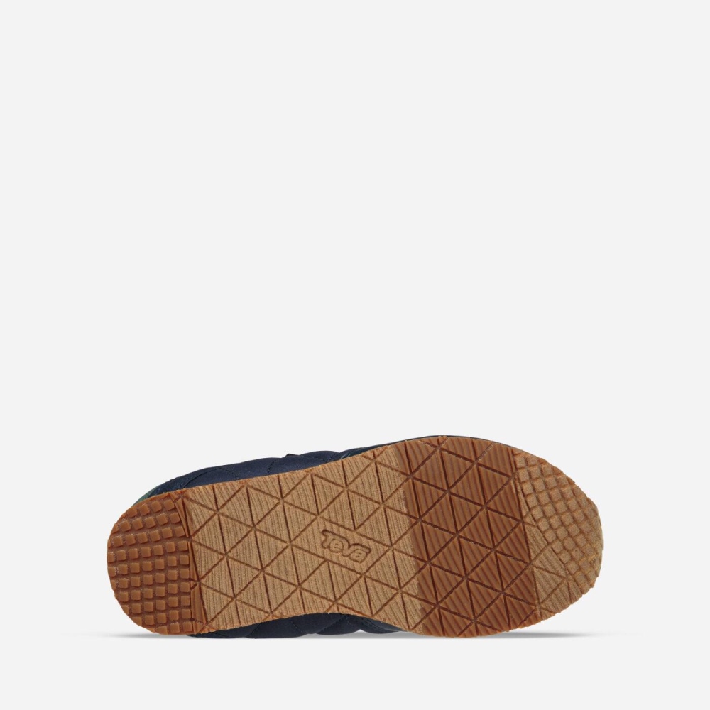 Dark Blue Kids' Teva Ember Moc Slippers | 183-NPAMJQ