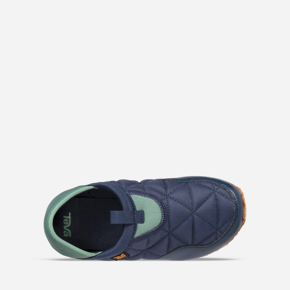 Dark Blue Kids' Teva Ember Moc Slippers | 183-NPAMJQ