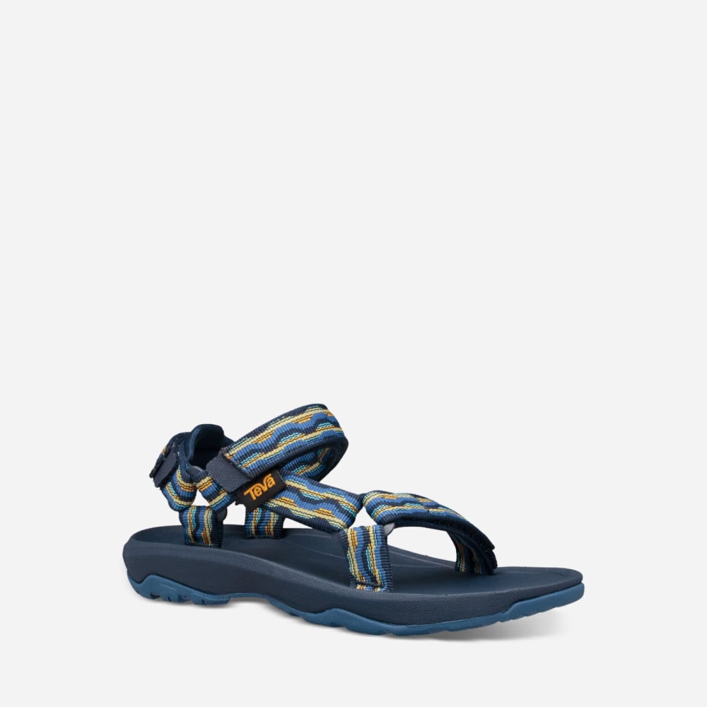 Dark Blue Kids' Teva Hurricane XLT2 Hiking Sandals | 071-GMAUWH