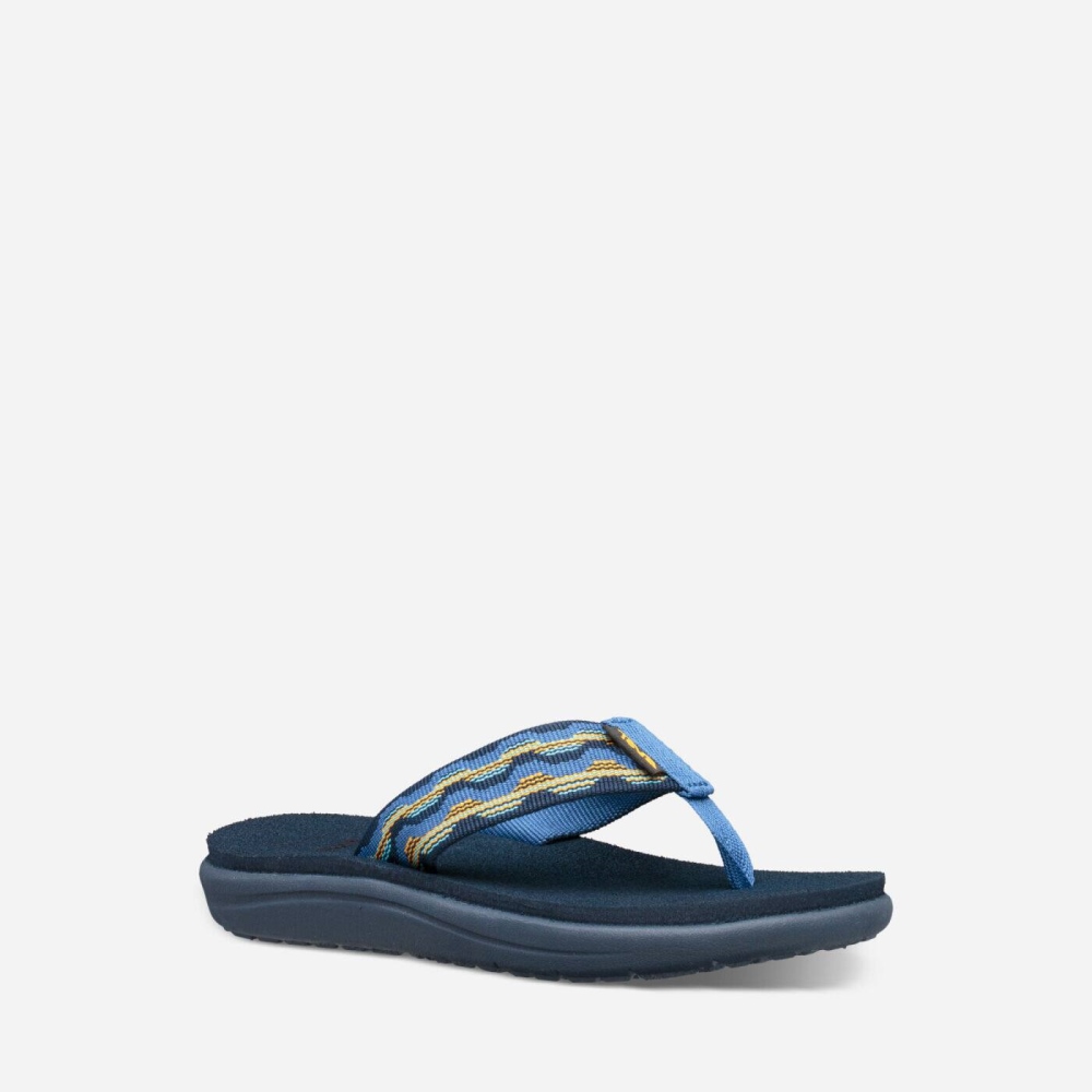 Dark Blue Kids' Teva Voya Flip Flops | 546-QWELUV