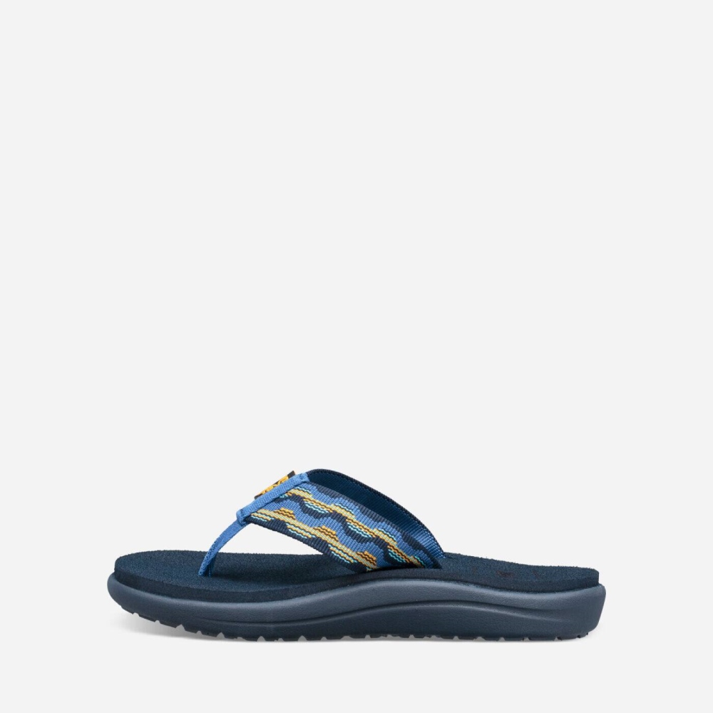 Dark Blue Kids' Teva Voya Flip Flops | 546-QWELUV