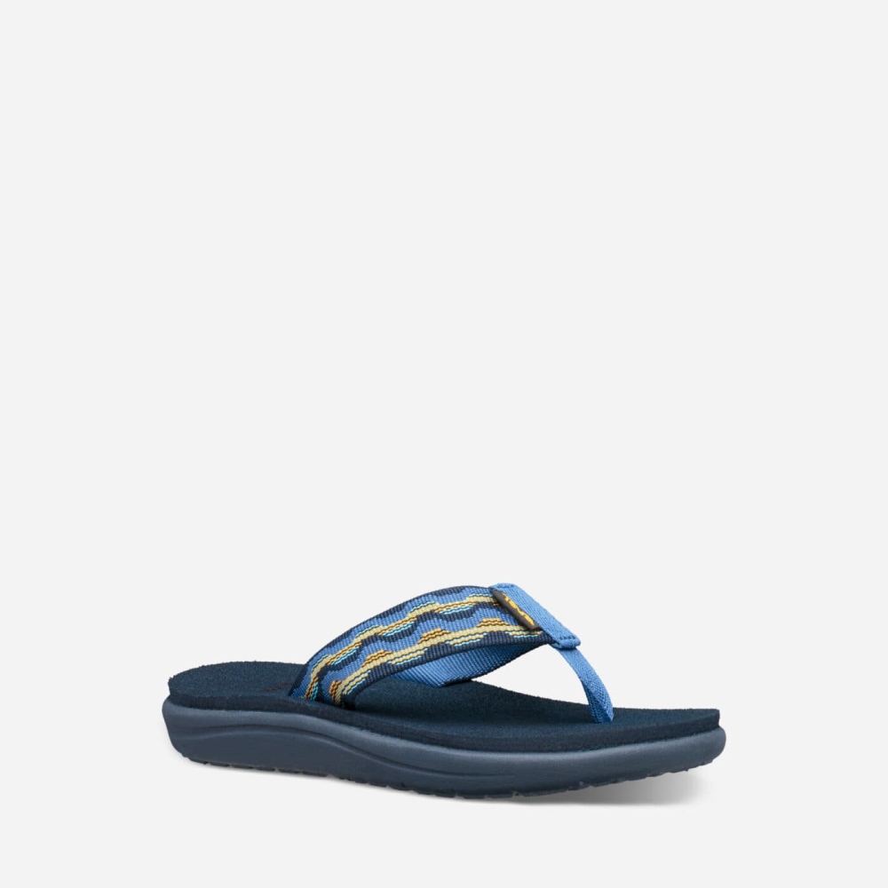 Dark Blue Kids' Teva Voya Flip Hiking Sandals | 134-NBQVOZ