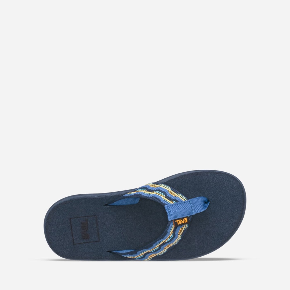 Dark Blue Kids' Teva Voya Flip Hiking Sandals | 134-NBQVOZ