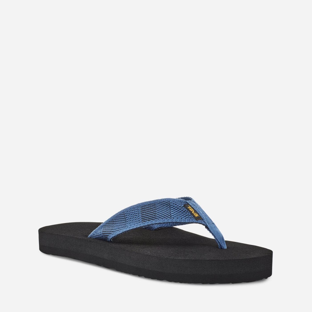 Dark Blue Men's Teva Original Mush Sandals | 497-ICXLGW