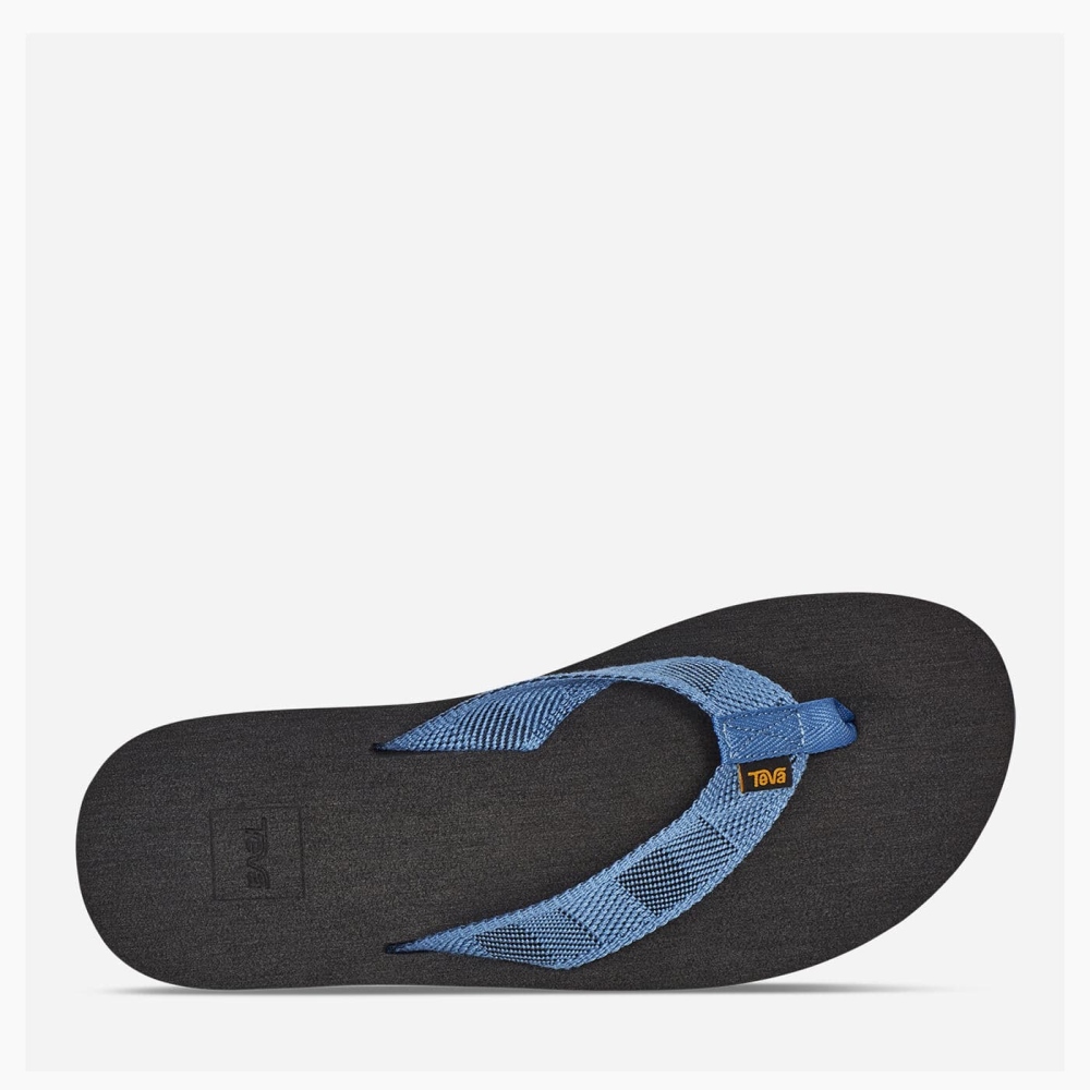 Dark Blue Men's Teva Original Mush Sandals | 497-ICXLGW