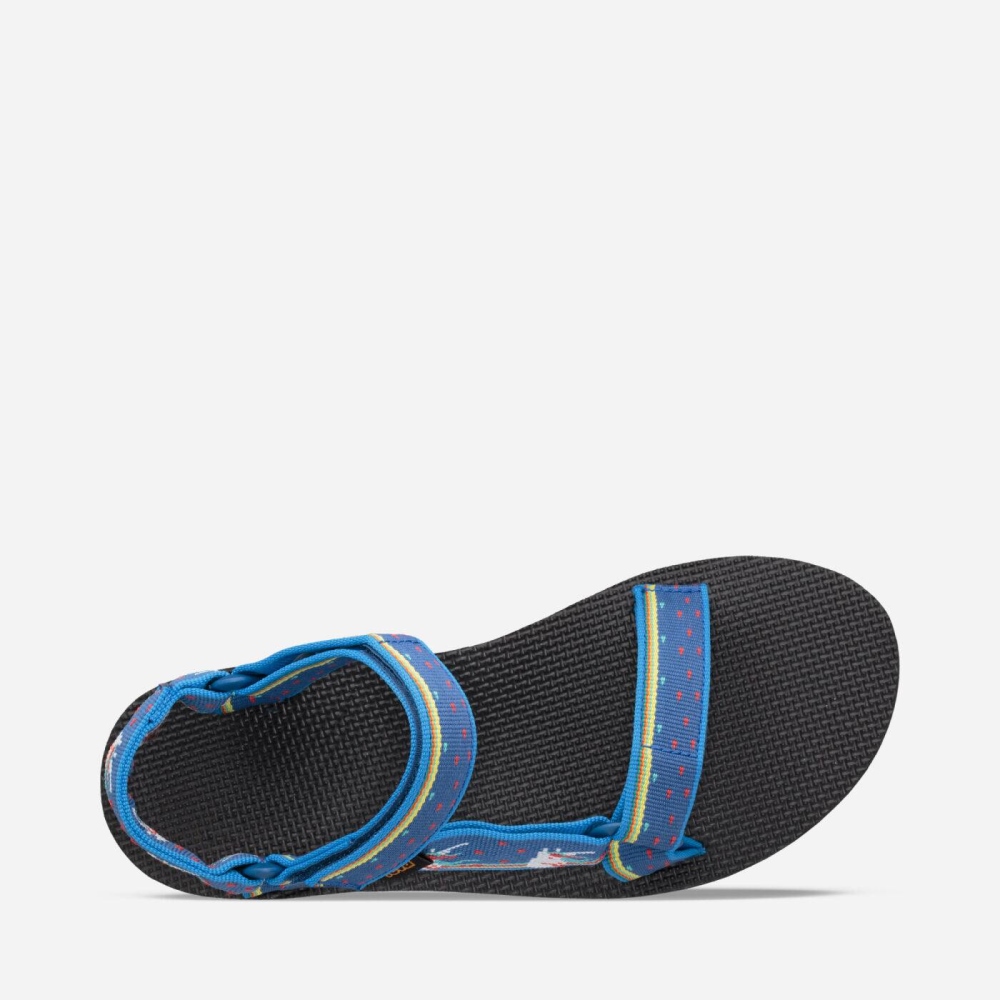 Dark Blue Women's Teva Flatform Universal Flatform Sandals | 148-VOHTBN