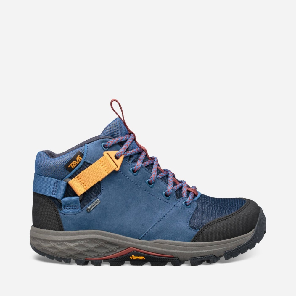 Dark Blue Women\'s Teva Grandview GTX Boots | 320-GLOTXN