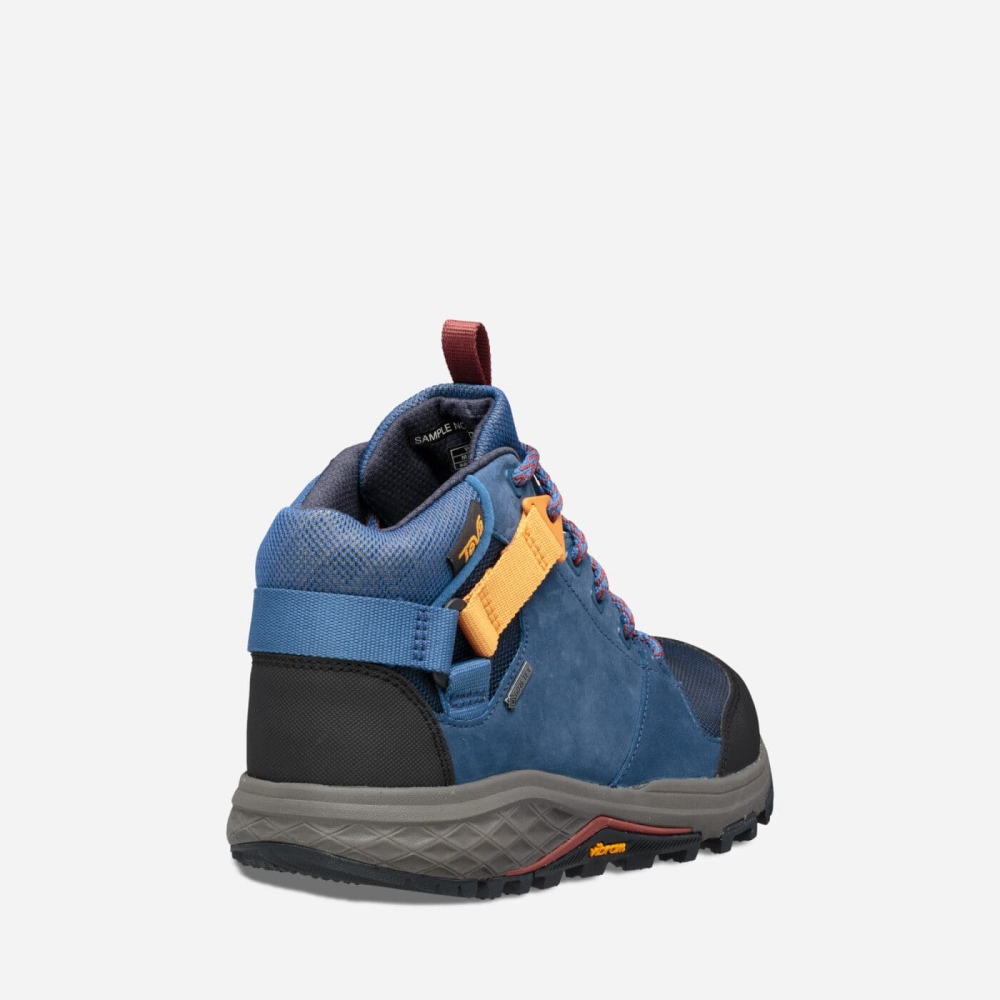 Dark Blue Women's Teva Grandview GTX Hiking Shoes | 310-SUHLKG