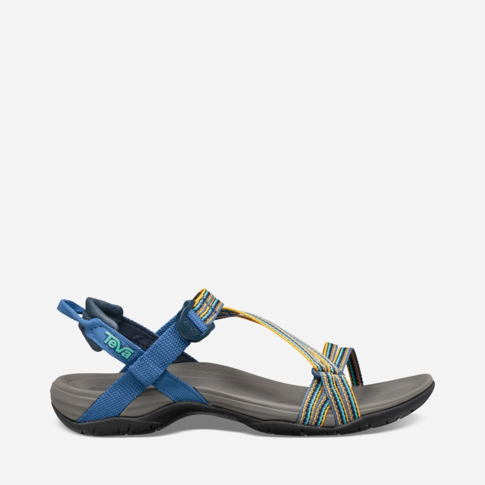 Dark Blue Women\'s Teva Sirra Hiking Sandals | 489-LGXCRP