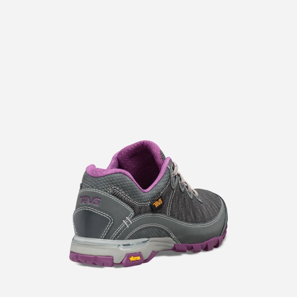 Dark Grey Purple Women's Teva Sugarpine II Air Mesh Hiking Shoes | 498-GBQSOE