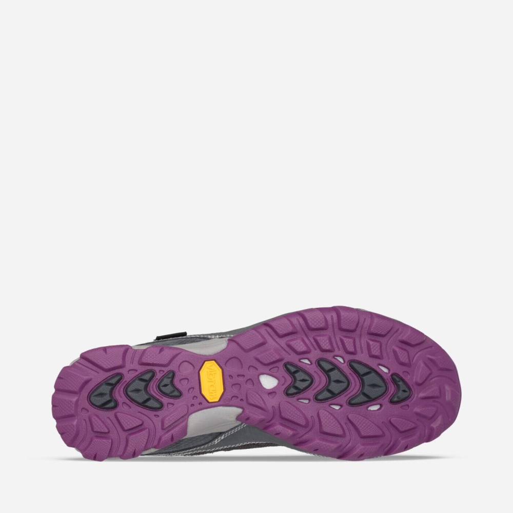 Dark Grey Purple Women's Teva Sugarpine II Air Mesh Hiking Shoes | 498-GBQSOE